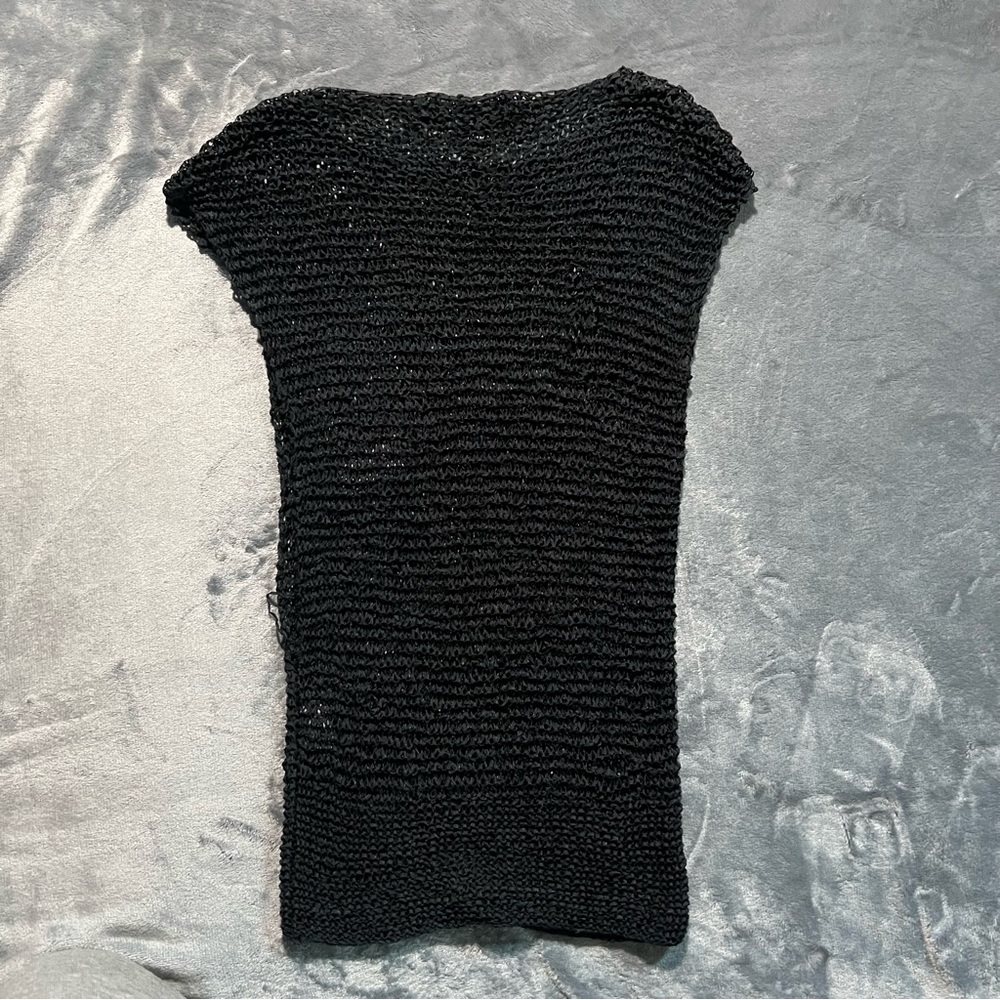 DKNY Black Knit Top - Picture 2 of 6